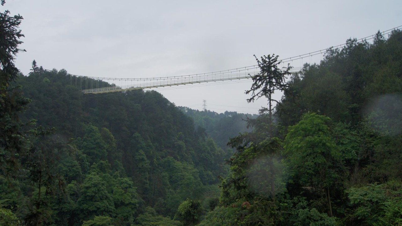 重慶5D玻璃橋即將開園迎客