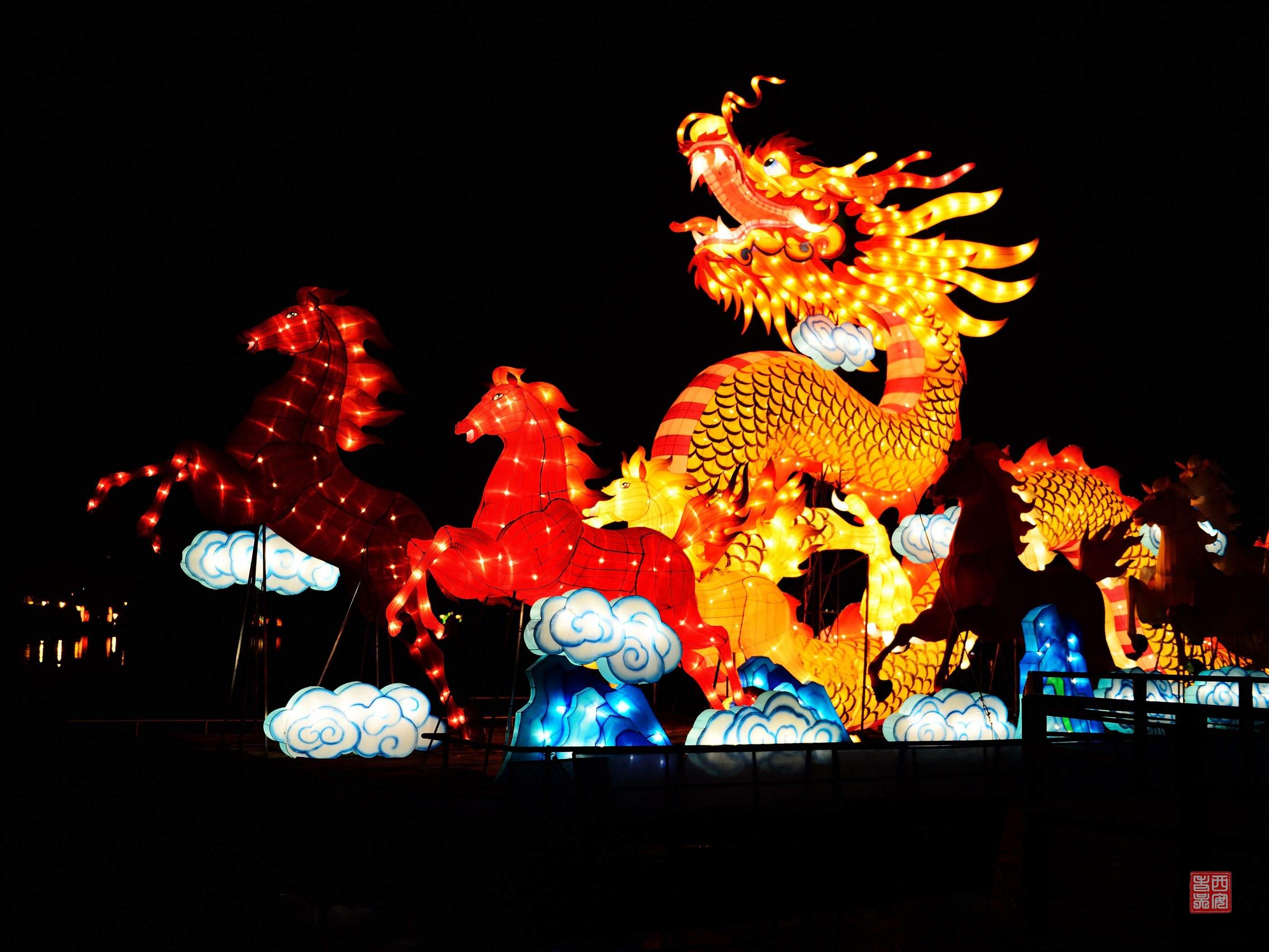 2018文博园新春灯会展, 传统花灯点亮"浓浓年味" 为来