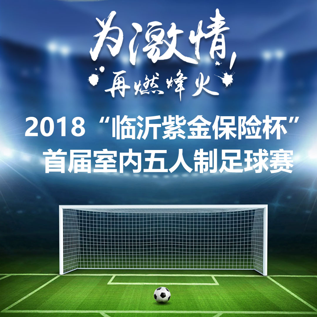 2018“临沂紫金保险杯”首届室内五人制足球赛